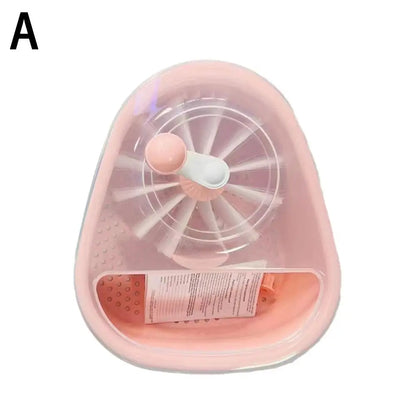 🍇 GlowKitchen SpinFresh – 720° Manual Fruit Cleaner & Serving Bowl