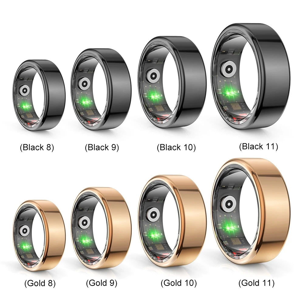 💍 GlowFit PulseRing Pro – Advanced Fitness Smart Ring with Heart Rate, Sleep & GPS Sports Tracking