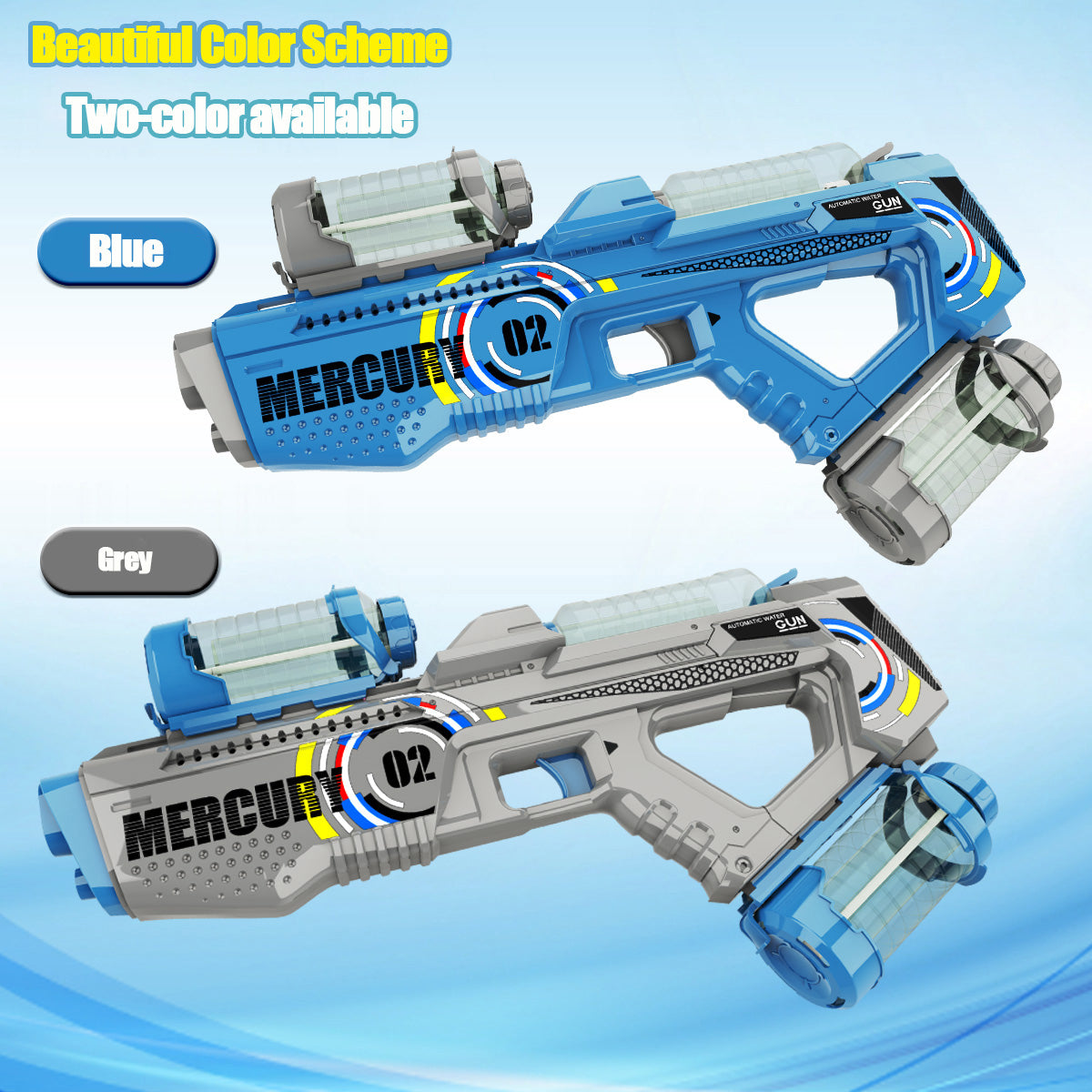 💦 GlowStrike HydroBlaster – Electric Water Gun with Lights & Sound