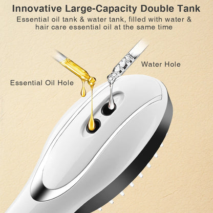 💆‍♀️ GlowHair ScalpRegen Pro – 5-in-1 Electric Scalp Massage Comb with Light Therapy & Nano Mist