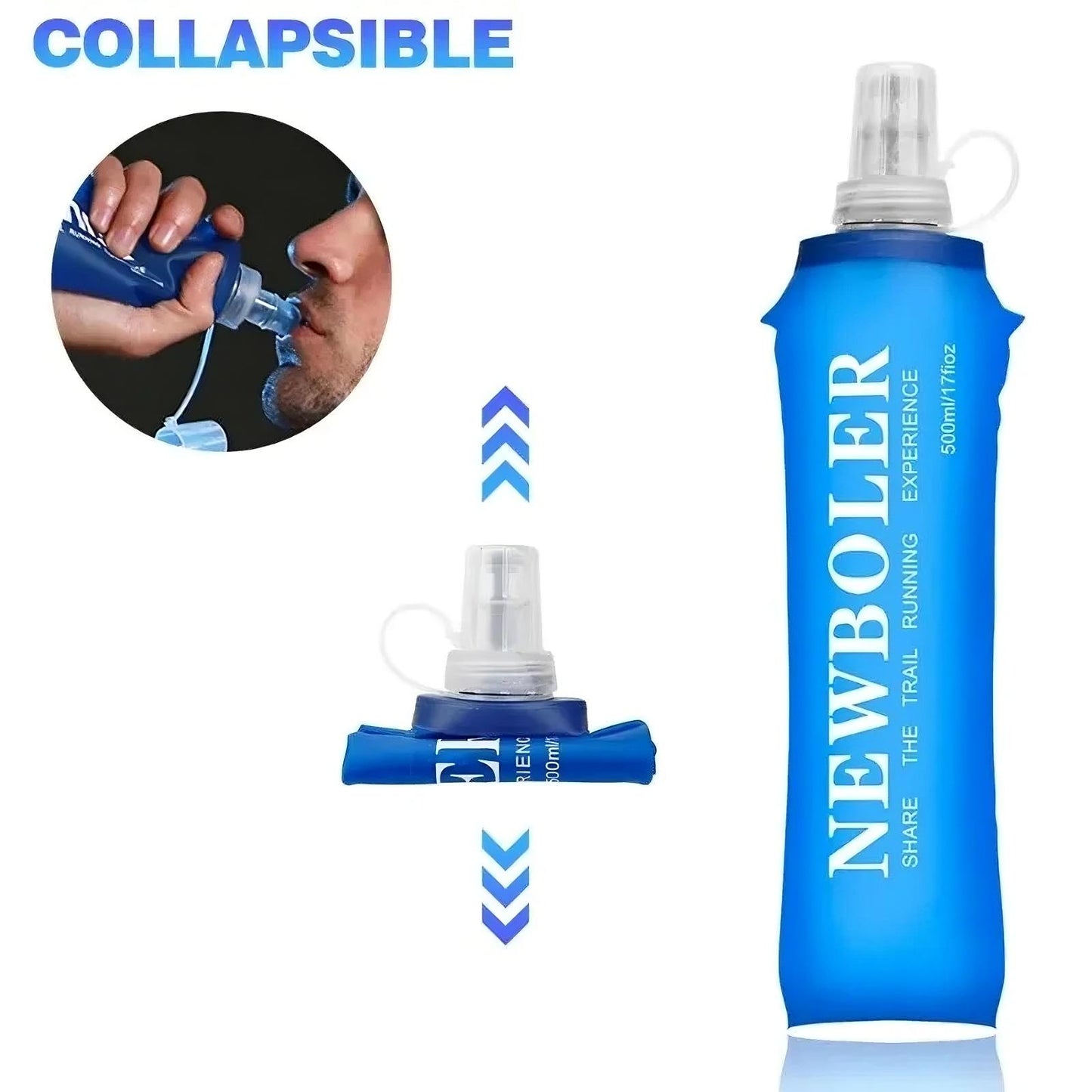 💧GlowFlex – Collapsible Soft Water Bottle