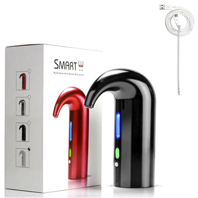 🍷 GlowServe VinoAir Elite – Electric Wine Aerator & Precision Pourer