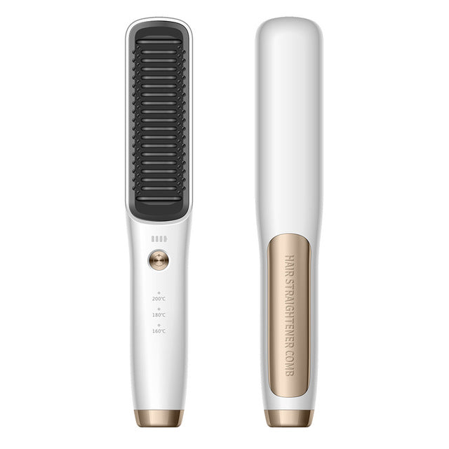 🔥 GlowSmooth AirBrush – Wireless Hair Straightening Comb