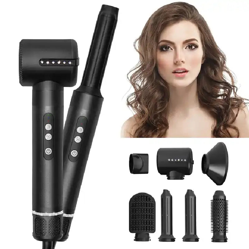 💨 GlowStyle ProSet 7X – Complete 7-in-1 Hair Dryer & Styler Kit