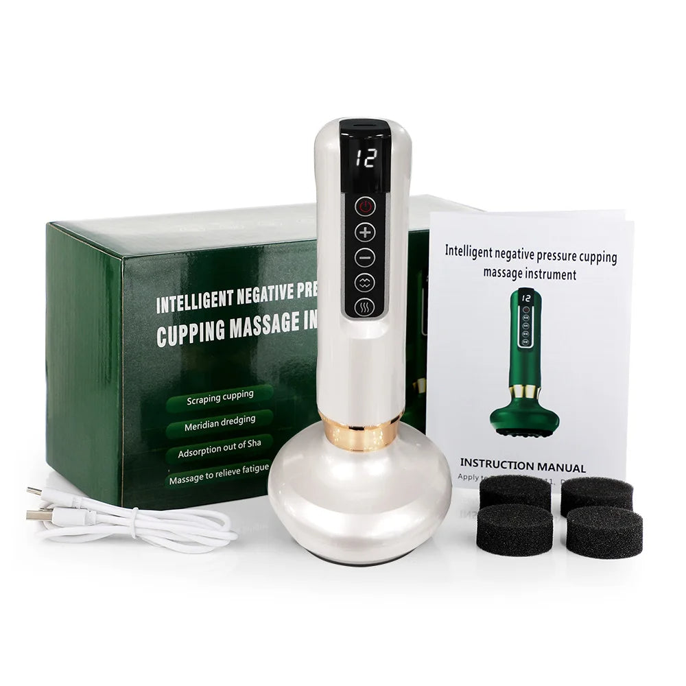 🧲 GlowTherapy Cupping Pro – Electric Cupping Massager with Infrared Heat & 12 Suction Levels