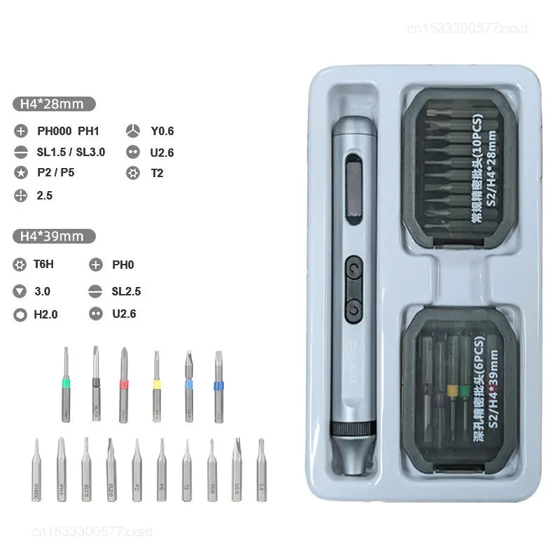 🔧 GlowTech TorqueLite 48X – Electric Precision Screwdriver Set with 48 Bits