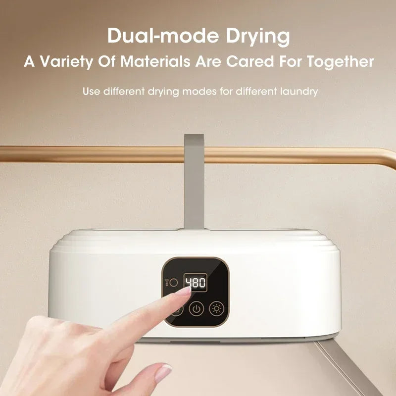 👚 GlowHome AirDry Mini – Portable Clothes Dryer with UV & Fast-Dry Technology
