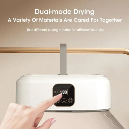 👚 GlowHome AirDry Mini – Portable Clothes Dryer with UV & Fast-Dry Technology