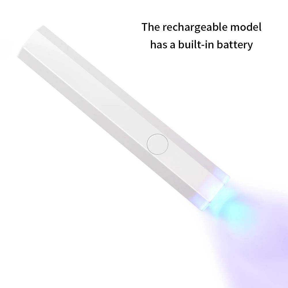 💅 GlowNail FlashCure – Rechargeable Quick-Dry UV Gel Nail Lamp