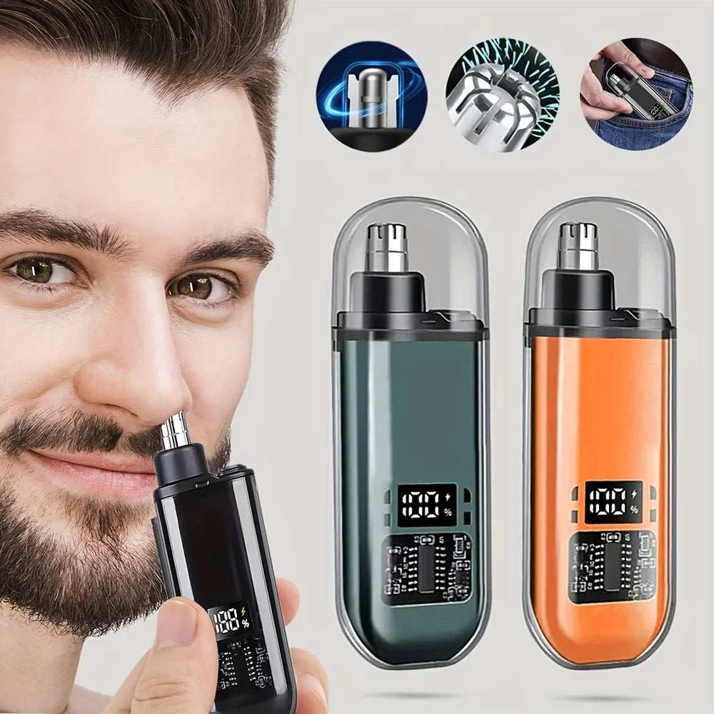 ✨ GlowTrim – Mini USB Nose & Ear Trimmer