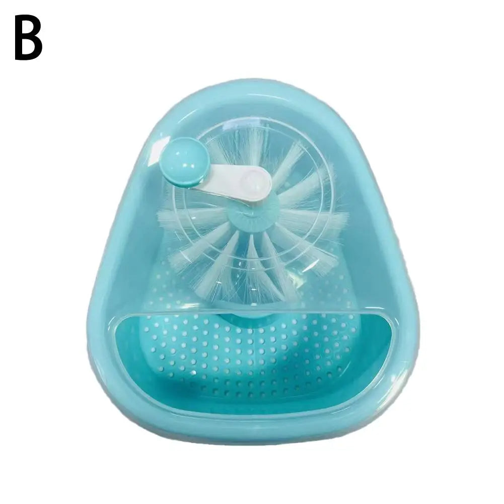 🍇 GlowKitchen SpinFresh – 720° Manual Fruit Cleaner & Serving Bowl