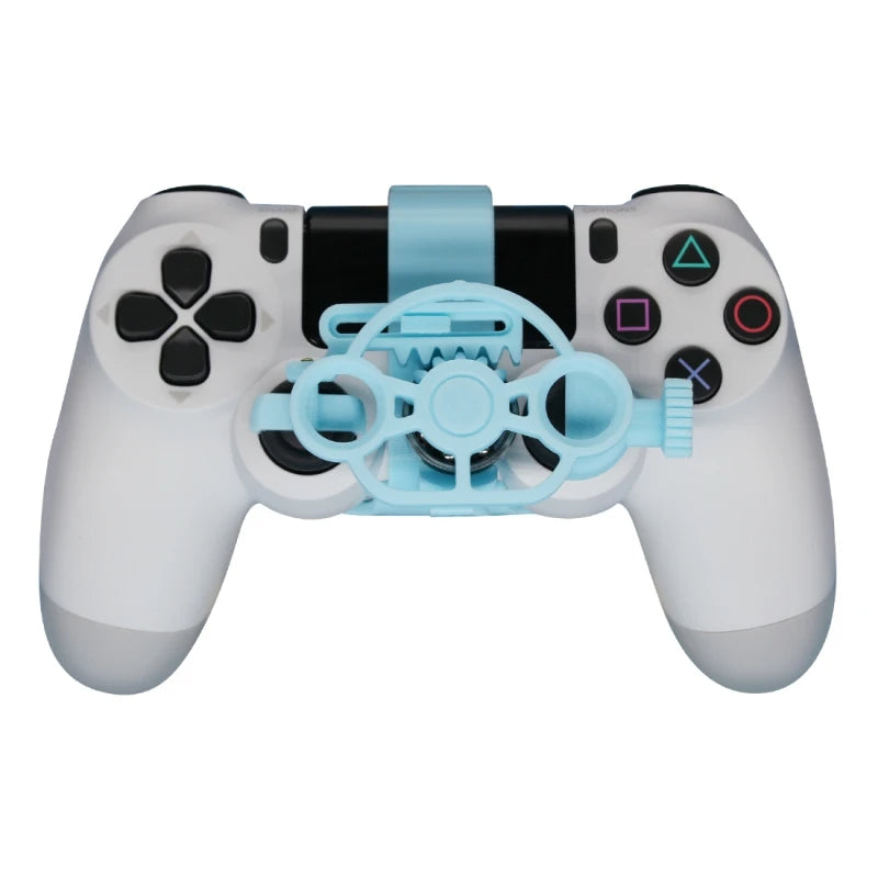 🕹 GlowPlay DriftGrip Mini – Compact Racing Wheel Add-On for PS4 Controllers