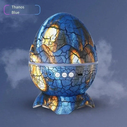 🦖 GlowHome GalaxyEgg™ – Dinosaur Egg Star Projector with Bluetooth Speaker & White Noise