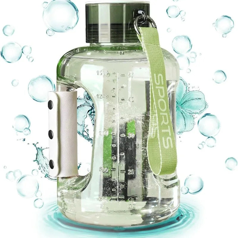💧 GlowHydrate H2Boost Max – 1.5L Hydrogen-Rich Water Bottle with SPE/PEM Tech