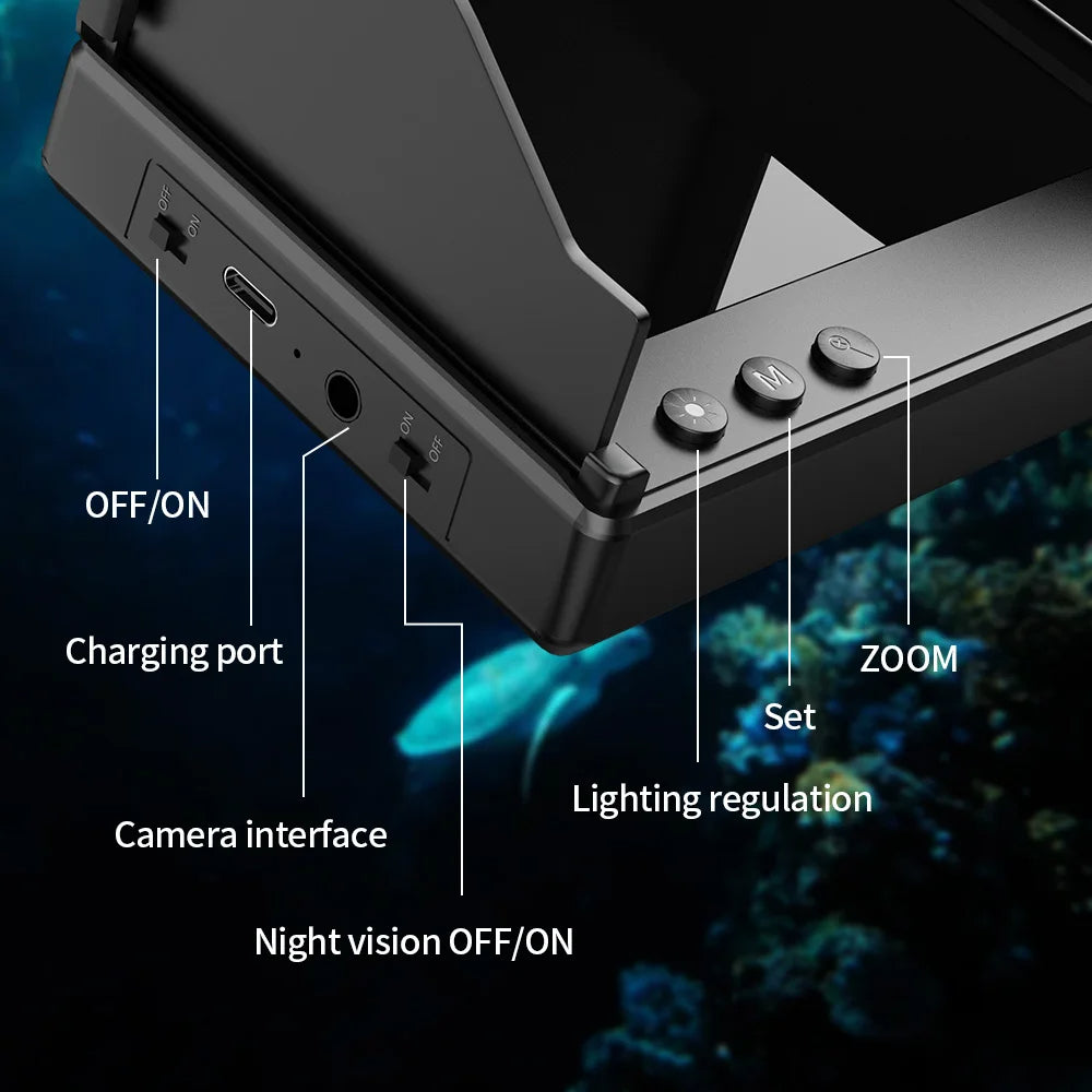 🎣 GlowScan – 4.3” Portable Fish Finder