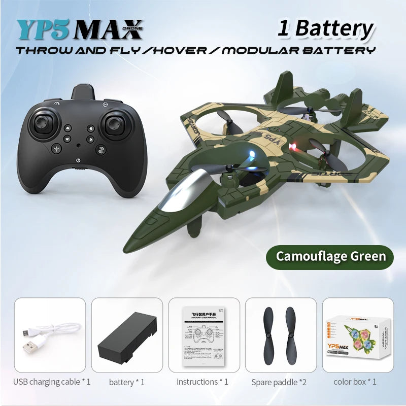 ✈️ GlowJet – Foam RC Plane for Kids