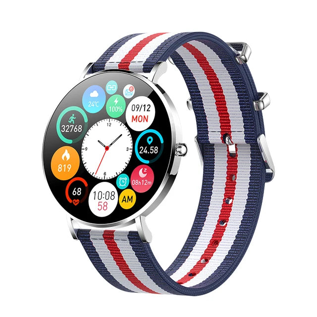 ⌚ GlowTime EliteView – LIGE Ultra-Thin AMOLED Smartwatch