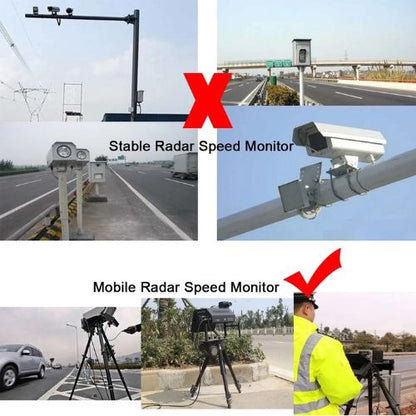 🚗 GlowDrive SpeedAlert X – Long-Range Laser Radar Detector