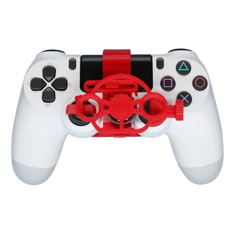 🕹 GlowPlay DriftGrip Mini – Compact Racing Wheel Add-On for PS4 Controllers