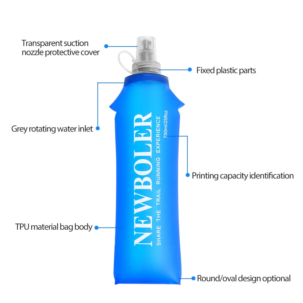 💧GlowFlex – Collapsible Soft Water Bottle