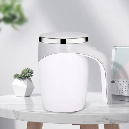 ☕ GlowBrew AutoStir Pro – Rechargeable Electric Self-Stirring Mug with Magnetic Rotor