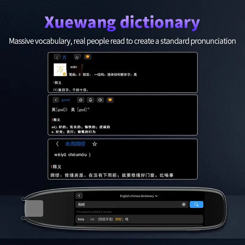 🌍 GlowTech LingoScan – Smart Translator Pen with 131 Languages, Voice & Scan Translation