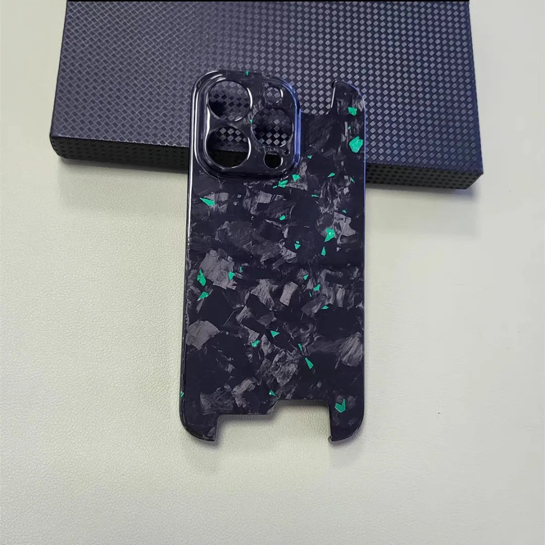 Ultra Thin Forged Carbon Fiber Cover For iPhone