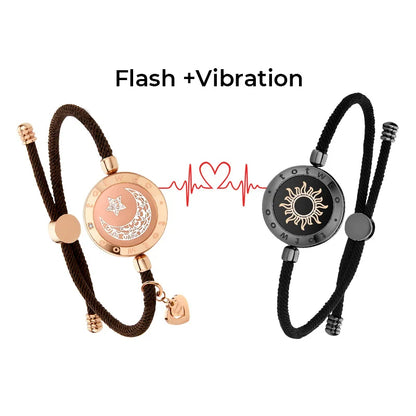 🌙 GlowBond InfinityTouch – Totwoo Sun & Moon Smart Love Bracelets