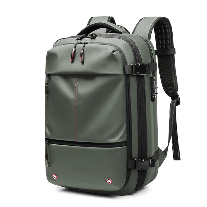 🎒 GlowTravel AeroPack 60L – Vacuum Compression Travel Backpack with Carry-On Size