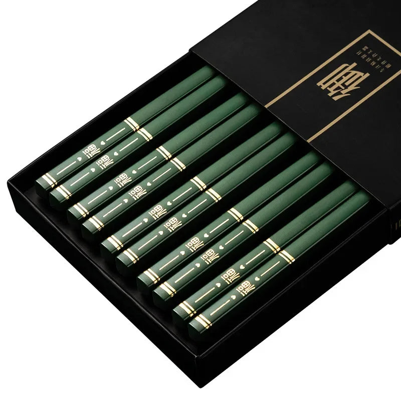 GlowTable NihonGrip – 5 Pairs High-Quality Japanese Non-Slip Chopsticks